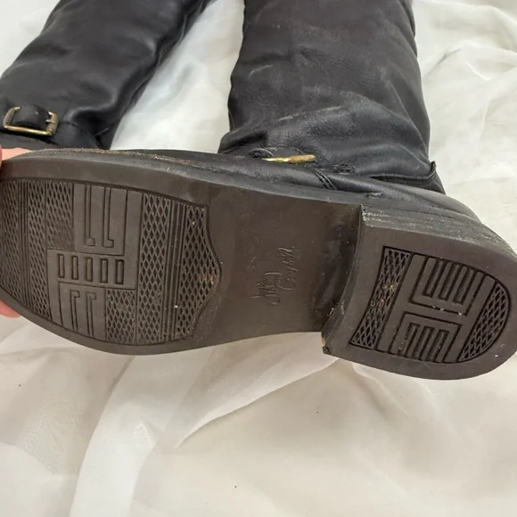 Jeffrey Campbell Black Over the Knee Boots - Picture 7 of 8